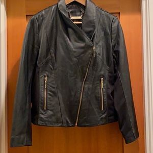 NWT+IMAN+Leather Jacket+Sz Small